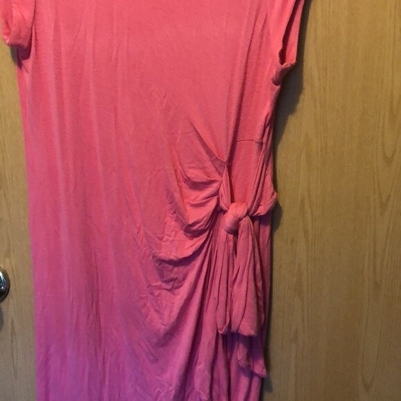 Mother bee maternity dress size XL pink with tie on side - Picture 3 of 6